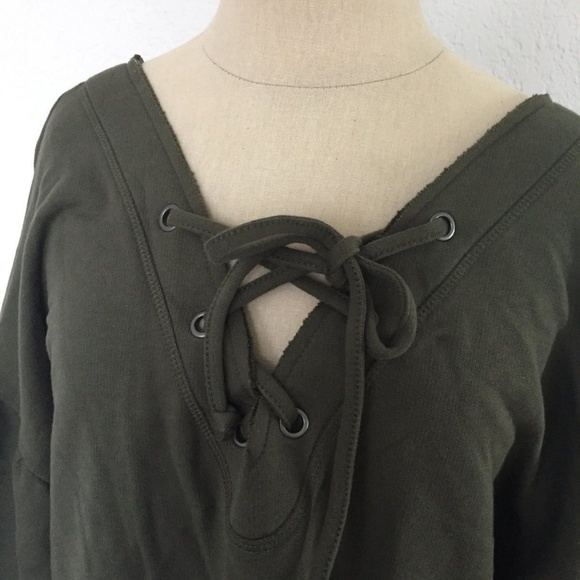 sanctuary MARISKA SWEATSHIRT DRESS Green - Picture 4 of 7
